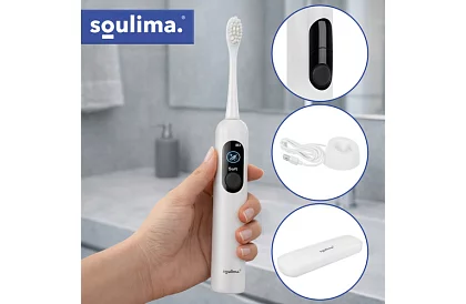 Sonikus elektromos fogkefe X800 – fehér – 90 000 ford./perc + 6 fejet