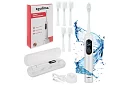 Sonikus elektromos fogkefe X800 – fehér – 90 000 ford./perc + 6 fejet