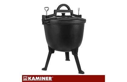 Lemez öntöttvas zománcozott edény 8 liter