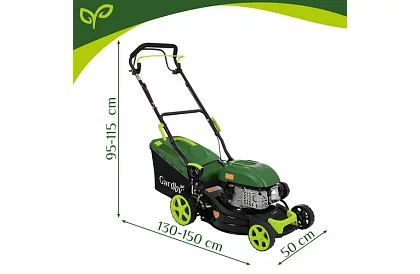 Benzin fűnyíró DriveX 149 cm³ - 2,3 kW, 406 mm, 50l kosár