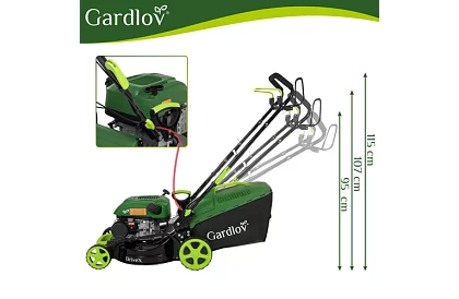 Benzin fűnyíró DriveX 149 cm³ - 2,3 kW, 406 mm, 50l kosár