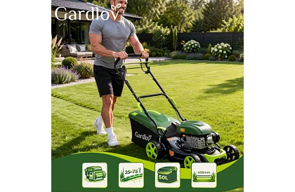 Benzin fűnyíró DriveX 149 cm³ - 2,3 kW, 406 mm, 50l kosár