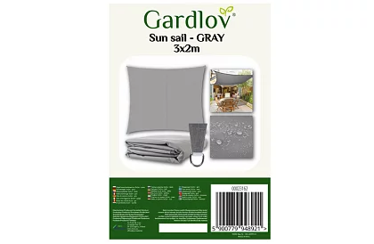 Napernyugtató napernyő 3 × 2 m – Szürke