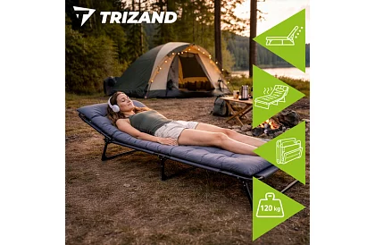 Összecsukható kerti napozó 192 × 68 × 28 cm – Szürke