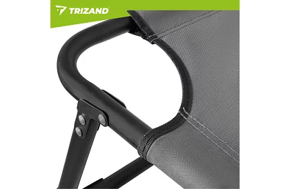 Összecsukható kerti napozó 192 × 68 × 28 cm – Szürke