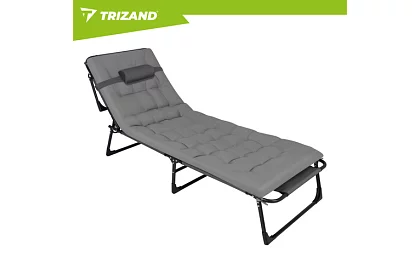 Összecsukható kerti napozó 192 × 68 × 28 cm – Szürke