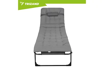 Összecsukható kerti napozó 192 × 68 × 28 cm – Szürke