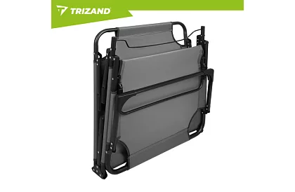 Összecsukható kerti napozó 192 × 68 × 28 cm – Szürke