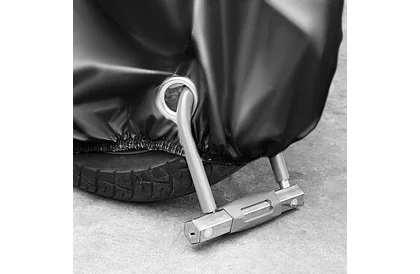 Motoros és kerékpáros ponyva – univerzális védőburkolat