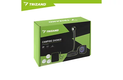 Kemping zuhany LCD-vel és 8000 mAh-os pumpával – újratölthető