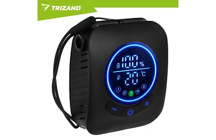 Kemping zuhany LCD-vel és 8000 mAh-os pumpával – újratölthető