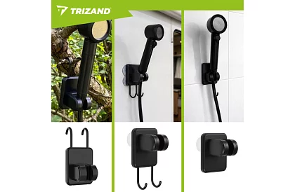 Kemping zuhany LCD-vel és 8000 mAh-os pumpával – újratölthető