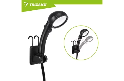 Kemping zuhany LCD-vel és 6000 mAh pumpával – újratölthető