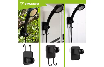 Kemping zuhany LCD-vel és 6000 mAh pumpával – újratölthető