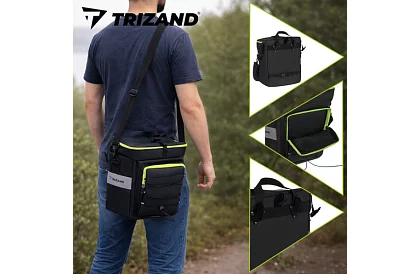 Kerékpártáska, 3 az 1-ben hátizsák - kerékpárra - 65 l