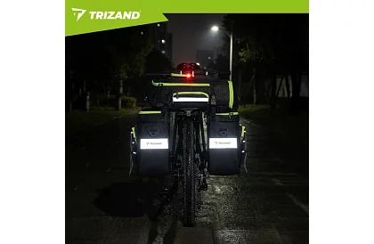 Kerékpártáska, 3 az 1-ben hátizsák - kerékpárra - 65 l