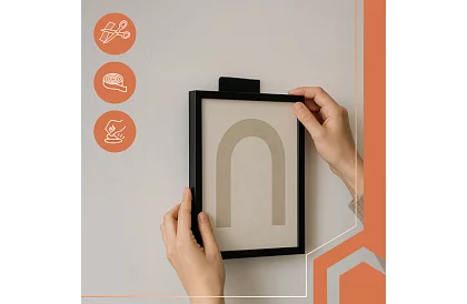 Öntapadó tépőzár 5 x 500 cm – fekete