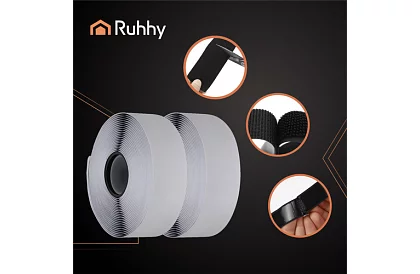 Öntapadó tépőzár 5 x 500 cm – fekete