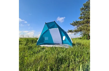 Strand sátor kékeszürke 220 × 120 × 120 cm