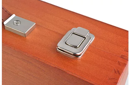 Művészeti készlet festéshez fából készült tokban – 177 darab