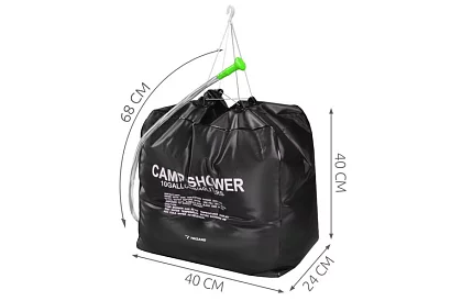 Átvihető utazási napenergia zuhany OLARN 40 liter