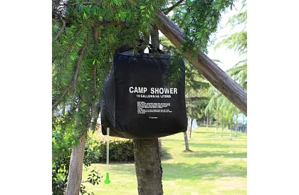 Átvihető utazási napenergia zuhany OLARN 40 liter