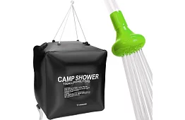 Átvihető utazási napenergia zuhany OLARN 40 liter