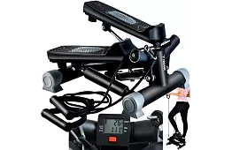 Dőlt lépcső LCD-vel és fogantyúkkal