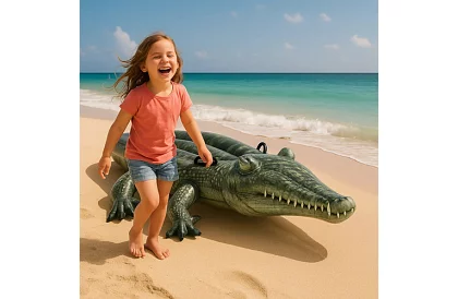 Felfújható krokodil napernyő 170 x 86 cm – I57551