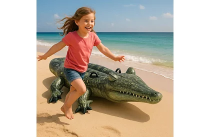 Felfújható krokodil napernyő 170 x 86 cm – I57551