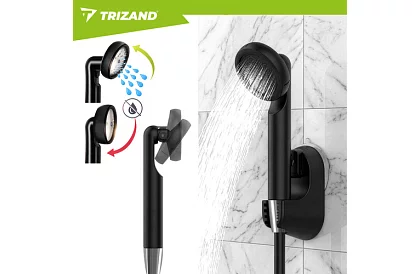 Kemping zuhany 2200 mAh pumpával – újratölthető