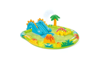 Felfújható vízi játszótér csúszdával 191 x 152 x 58 cm – Dinoszaurusz I57166