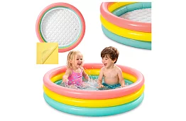 Felfújható gyerekmedence puha aljjal 114 x 25 cm – I57412NP
