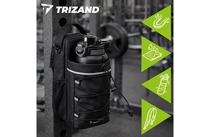 Mágneses sporttáska az edzőterembe - palack és telefon tároló