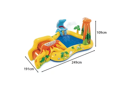 Felfújható vízi játszótér csúszdával 5 az 1-ben – I57444
