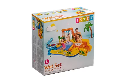 Felfújható vízi játszótér csúszdával 5 az 1-ben – I57444