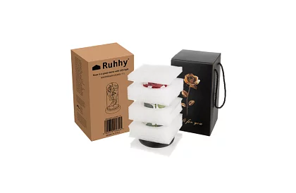 Örök rózsa üvegben LED világítással