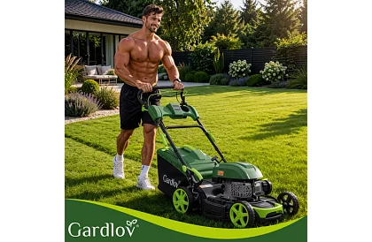 Benzines fűnyíró DriveX PRO 196 cm³, 3,4 kW, 51 cm, 60 l kosárral