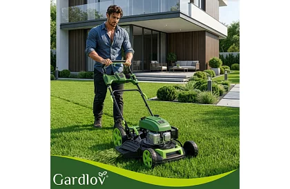 Benzines fűnyíró DriveX PRO 196 cm³, 3,4 kW, 51 cm, 60 l kosárral