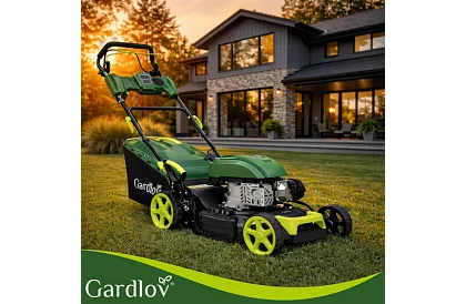 Benzines fűnyíró DriveX PRO 196 cm³, 3,4 kW, 51 cm, 60 l kosárral