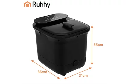 Vízkezelő lábmasszírozó készülék fűtéssel és vízmasszázzsal – 550 W