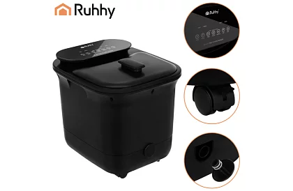 Vízkezelő lábmasszírozó készülék fűtéssel és vízmasszázzsal – 550 W