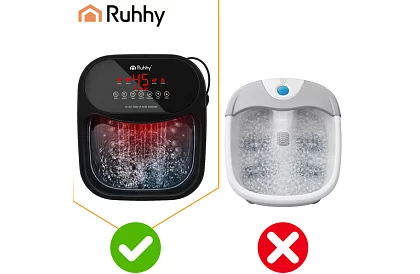 Vízkezelő lábmasszírozó készülék fűtéssel és vízmasszázzsal – 550 W