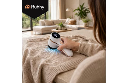 AKU töltő gyapjúeltávolító LCD-vel