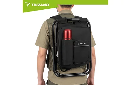 Horgászszék hátizsákkal Tourist 3 az 1-ben összecsukható – teherbírás 150 kg