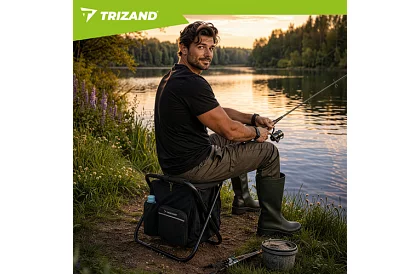 Horgászszék hátizsákkal Tourist 3 az 1-ben összecsukható – teherbírás 150 kg