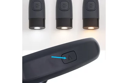 Nyaklánc lámpa könyvek olvasásához – újratölthető USB-C