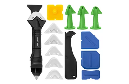 Sapkészlet, simítók a fugázó anyagok felvitelére és eltávolítására