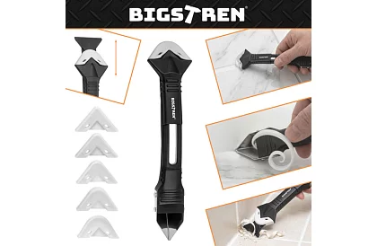 Sapkészlet, simítók a fugázó anyagok felvitelére és eltávolítására