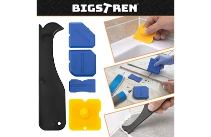 Sapkészlet, simítók a fugázó anyagok felvitelére és eltávolítására